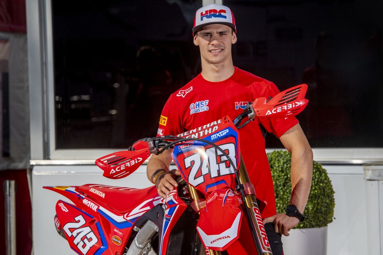 Tim Gajser, una de las figuras relevantes que llegaron a Villa la Angostura.