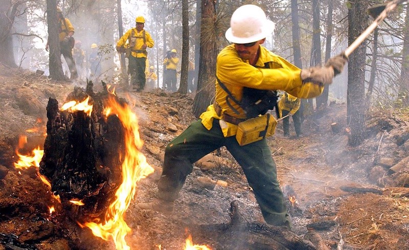 Los Brigadistas del Parque Nacional Huapi temen que se les caigan sus contratos thumbnail